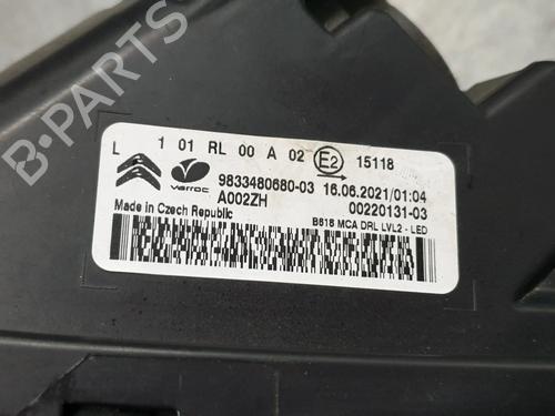 Left daytime light CITROËN C3 III (SX) 1.5 BlueHDi 100 (SXYHYP, SXYHTU) | BP31311975C104 