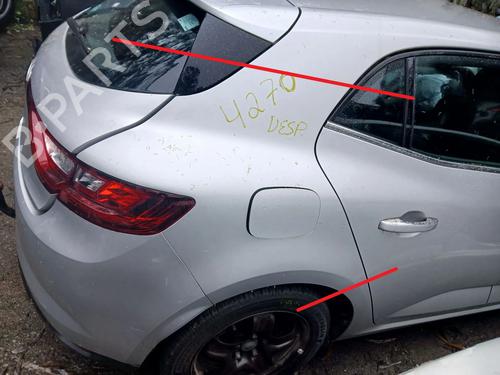 Bagstkærm Højre RENAULT MEGANE IV Hatchback (B9A/M/N_) 1.5 dCi 110 (B9A3) (110 hp) 31334867