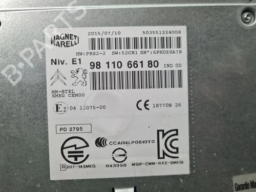 Radio PEUGEOT 208 I (CA_, CC_) 1.2 VTI 82 | BP31834554E6 