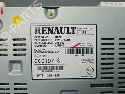 Radio RENAULT KADJAR (HA_, HL_) 1.2 TCe 130 (HLMR) | BP31836098E6