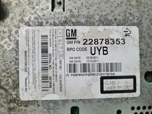 Radio OPEL MERIVA B MPV (S10) 1.4 (75) | BP31842559E6