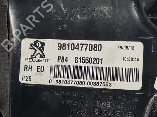 Right taillight PEUGEOT 3008 II SUV (MC_, MR_, MJ_, M4_) 2.0 BlueHDi 180 | BP27549250C35 