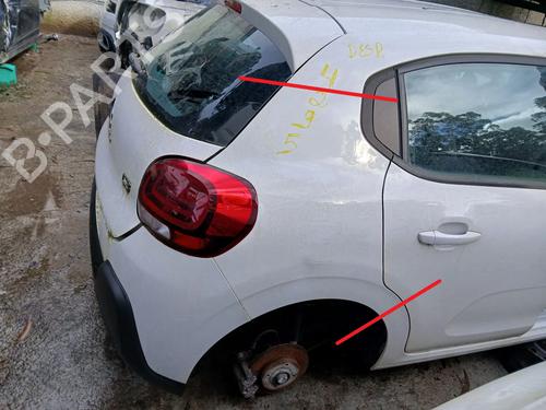 Bagstkærm Højre CITROËN C3 III (SX) 1.5 BlueHDi 100 (SXYHYP, SXYHTU) (102 hp) 31923555