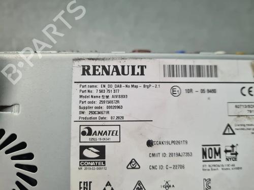 Radio RENAULT CAPTUR II (HF_) TCe 100 (HFMT) | BP31956555E6
