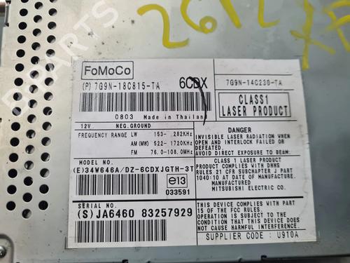 Radio JAGUAR XF I (X250) 2.7 D | BP31969908E6 