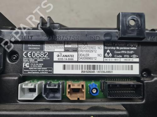 Radio RENAULT CAPTUR I (J5_, H5_) 1.2 TCe 120 | BP32194122E6 - Image 8