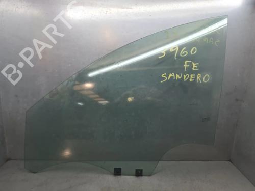 Used Front left door window DACIA SANDERO II 1.2 (75 hp) 32484638