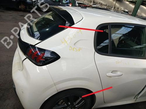 Parafango posteriore destro PEUGEOT 208 II (UB_, UP_, UW_, UJ_) 1.5 BlueHDI 100 (102 hp) 32530497