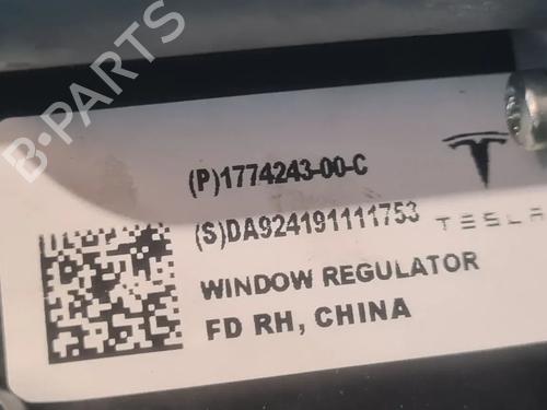 Front right window mechanism TESLA MODEL 3 (5YJ3) EV AWD | BP32156175C23 - Image 5