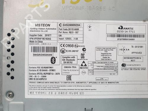 Radio SMART FORFOUR Hatchback (453) 1.0 (453.042, 453.043) | BP32187903E6  - Image 7