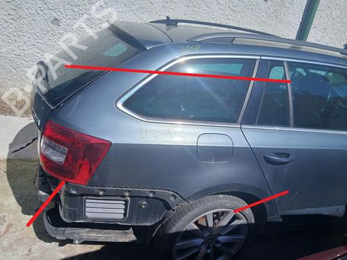 Bagstkærm Højre Bagstkærm Højre SKODA OCTAVIA III Combi (5E5, 5E6) 1.0 TSI (115 hp) 33205354 33205354