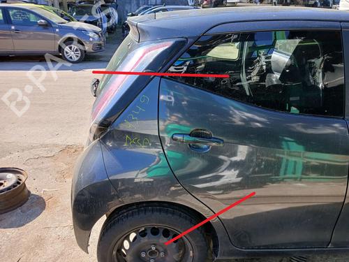 Used Right rear fenders Right rear fenders TOYOTA AYGO (_B4_) 1.0 (KGB40) (69 hp) 33338231 33338231