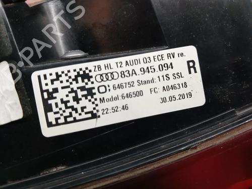 Right tailgate light AUDI Q3 (F3B) 45 TFSI quattro | BP32493514C80  - Image 7