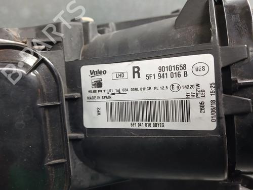 Right headlight SEAT LEON (5F1) 1.2 TSI | BP32469491C29  - Image 8