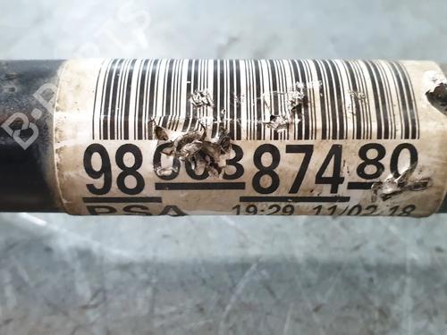 Right front driveshaft PEUGEOT 2008 I (CU_) 1.6 BlueHDi 100 | BP33690429M39  - Image 5