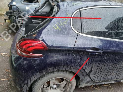 Bagstkærm Højre Bagstkærm Højre PEUGEOT 208 I (CA_, CC_) 1.5 BlueHDI 100 (102 hp) 33797385 33797385