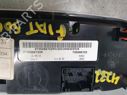 Climate control FIAT 500X (334_) 1.3 (334.AXR11) | BP31712041I5  - Image 5