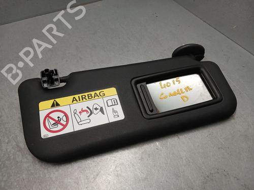 Høyre solskjerm Høyre solskjerm TOYOTA COROLLA Hatchback (_E21_, _EA1_, _EH1_) 1.8 Hybrid (ZWE211, ZWE219) (122 hp) 34349724 34349724