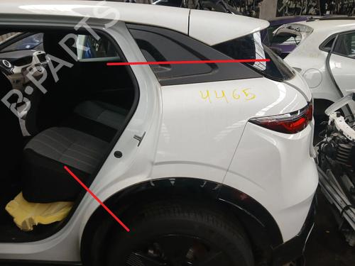 Bagskærm venstre Bagskærm venstre RENAULT MEGANE E-TECH SUV EV60 (BNJ1) (218 hp) 34613485 34613485