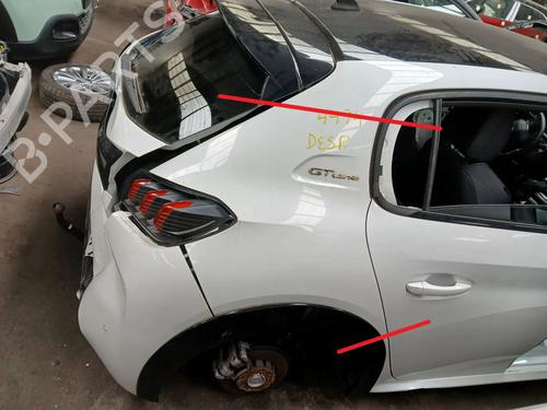 Bagstkærm Højre Bagstkærm Højre PEUGEOT 208 II (UB_, UP_, UW_, UJ_) 1.2 PureTech 100 (101 hp) 36162422 36162422