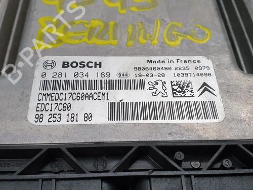 Engine control unit (ECU) CITROËN BERLINGO Box Body/MPV (K9) 1.6 BlueHDi 100 | BP37497201M57 - Image 4