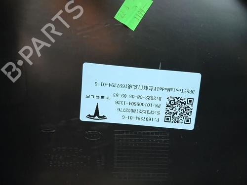 Front left panel TESLA MODEL Y (5YJY) EV All-wheel Drive | BP38002592C58 - Image 9
