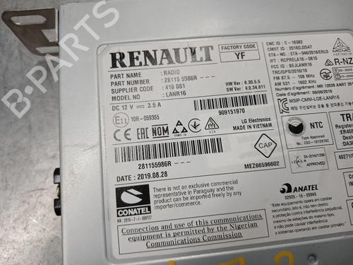 Radio RENAULT MEGANE IV Hatchback (B9A/M/N_) 1.5 Blue dCi 115 (B9A6) | BP37006707E6 - Image 6