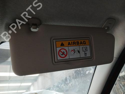 Right sun visor RENAULT TWINGO III (BCM_, BCA_) 0.9 TCe 90 (BCM9, BCM2) | BP38959296I2 - Image 2