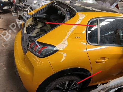 Bagstkærm Højre Bagstkærm Højre PEUGEOT 208 II (UB_, UP_, UW_, UJ_) 1.2 PureTech 100 (101 hp) 39242652 39242652