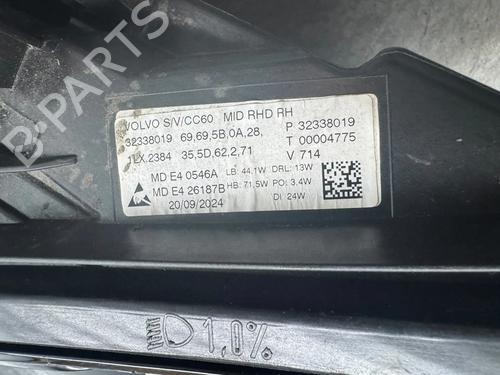 Right headlight VOLVO V60 II (225) | BP39449936C29 - Image 8