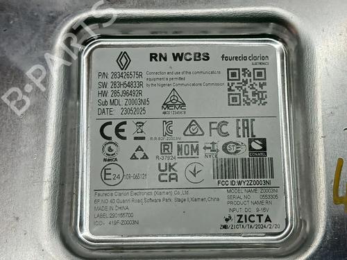 Electronic module RENAULT CLIO V (B7_) 1.0 TCe 90 (B7MT) | BP39986230M83 - Image 5