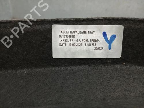 Rear parcel shelf CITROËN C3 III (SX) 1.2 THP 110 (SXHNPS, SXHNZT, SXHNZ6) | BP40264938C85 - Image 3