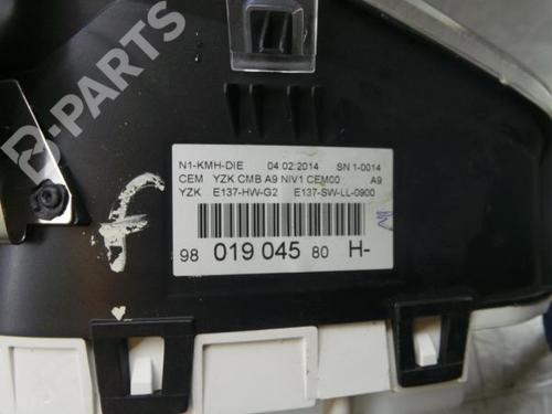 Instrument cluster PEUGEOT 208 I (CA_, CC_) 1.4 HDi | BP6515667C47