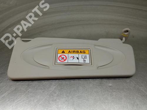 Left sun visor RENAULT KANGOO / GRAND KANGOO II (KW0/1_) 1.5 dCi 90 (KW05, KW08, KW0G, KW11) (90 hp)null