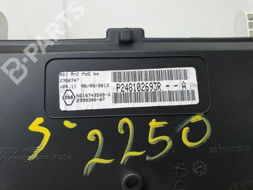 Instrument cluster RENAULT KANGOO / GRAND KANGOO II (KW0/1_) 1.5 dCi 75 (KW07, KW10, KW04) | BP9368141C47 