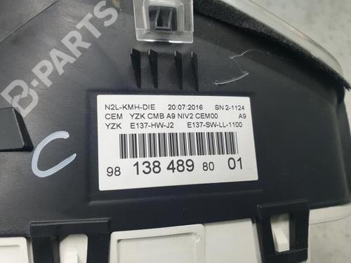 Instrument cluster PEUGEOT 208 I (CA_, CC_) 1.6 HDi / BlueHDi 75 | BP11711723C47 