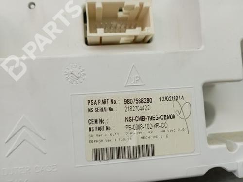 Instrument cluster PEUGEOT 308 II (LB_, LP_, LW_, LH_, L3_) 1.6 HDi / BlueHDi 115 | BP11870317C47