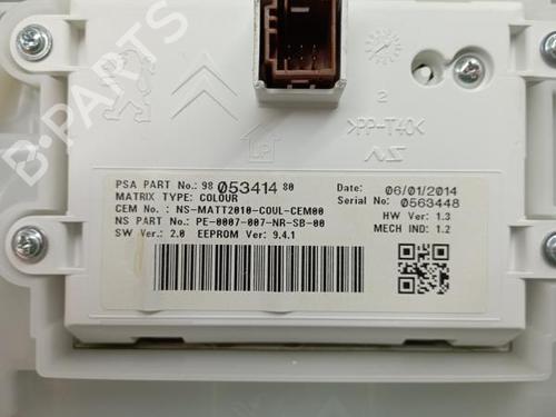 Instrument cluster PEUGEOT 2008 I (CU_) 1.6 HDi | BP13658748C47 