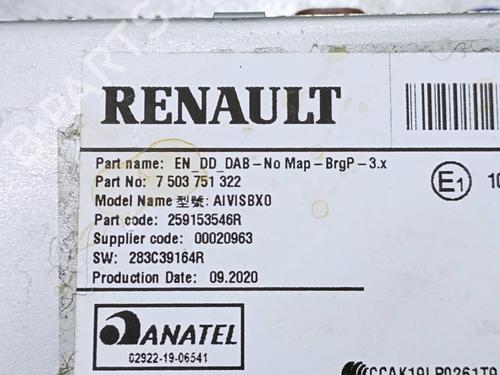 Radio RENAULT CLIO V (B7_)  | BP15388701E6 