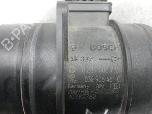 Mass air flow sensor VW GOLF VI (5K1) 2.0 TDI | BP16470277M95