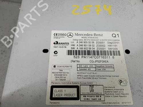 Radio MERCEDES-BENZ A-CLASS (W176) A 180 CDI (176.000) | BP16763821E6 