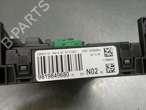Fuse box PEUGEOT 208 I (CA_, CC_) 1.5 BlueHDI 100 | BP19646519E1