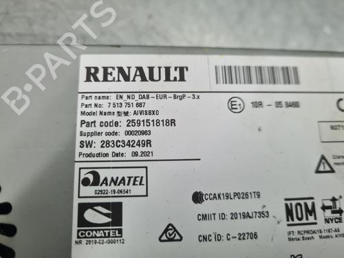 Radio RENAULT CLIO V (B7_) 1.5 Blue dCi 100 (B7AD) | BP23082090E6 