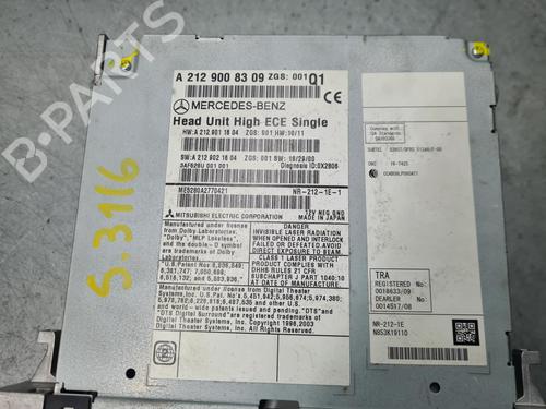 Radio MERCEDES-BENZ E-CLASS (W212) E 350 CDI 4-matic (212.093) | BP23095404E6