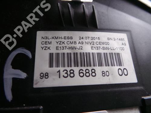 Instrument cluster PEUGEOT 208 I (CA_, CC_) 1.2 VTI 82 | BP753474C47