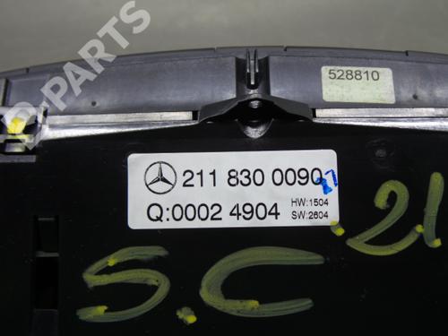 Climate control MERCEDES-BENZ E-CLASS (W211)  | BP4680474I5