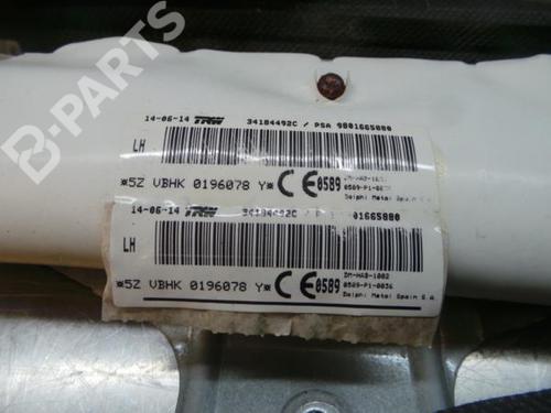 Left curtain airbag PEUGEOT 5008 (0U_, 0E_) 1.6 HDi | BP3111912C11 