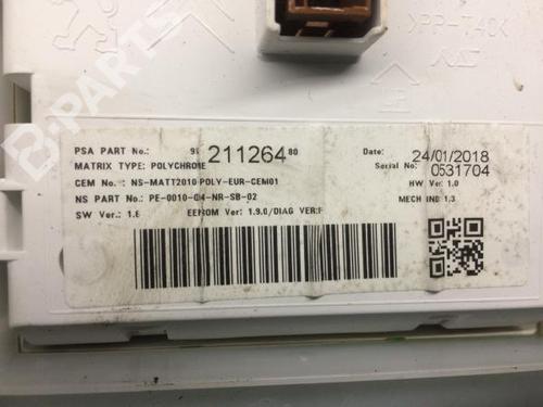 Cockpit PEUGEOT 208 I (CA_, CC_) 1.2 VTI 82 | BP5629035C47 