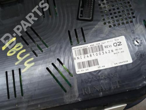 Instrument cluster RENAULT MEGANE III Hatchback (BZ0/1_, B3_) 1.5 dCi | BP6697396C47