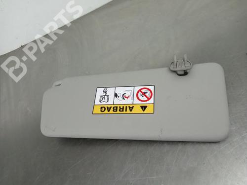 Right sun visor RENAULT CLIO IV (BH_) 0.9 TCe 90 (BHNF, BHMA, BHMH, BHJK, BHJR) (90 hp)null